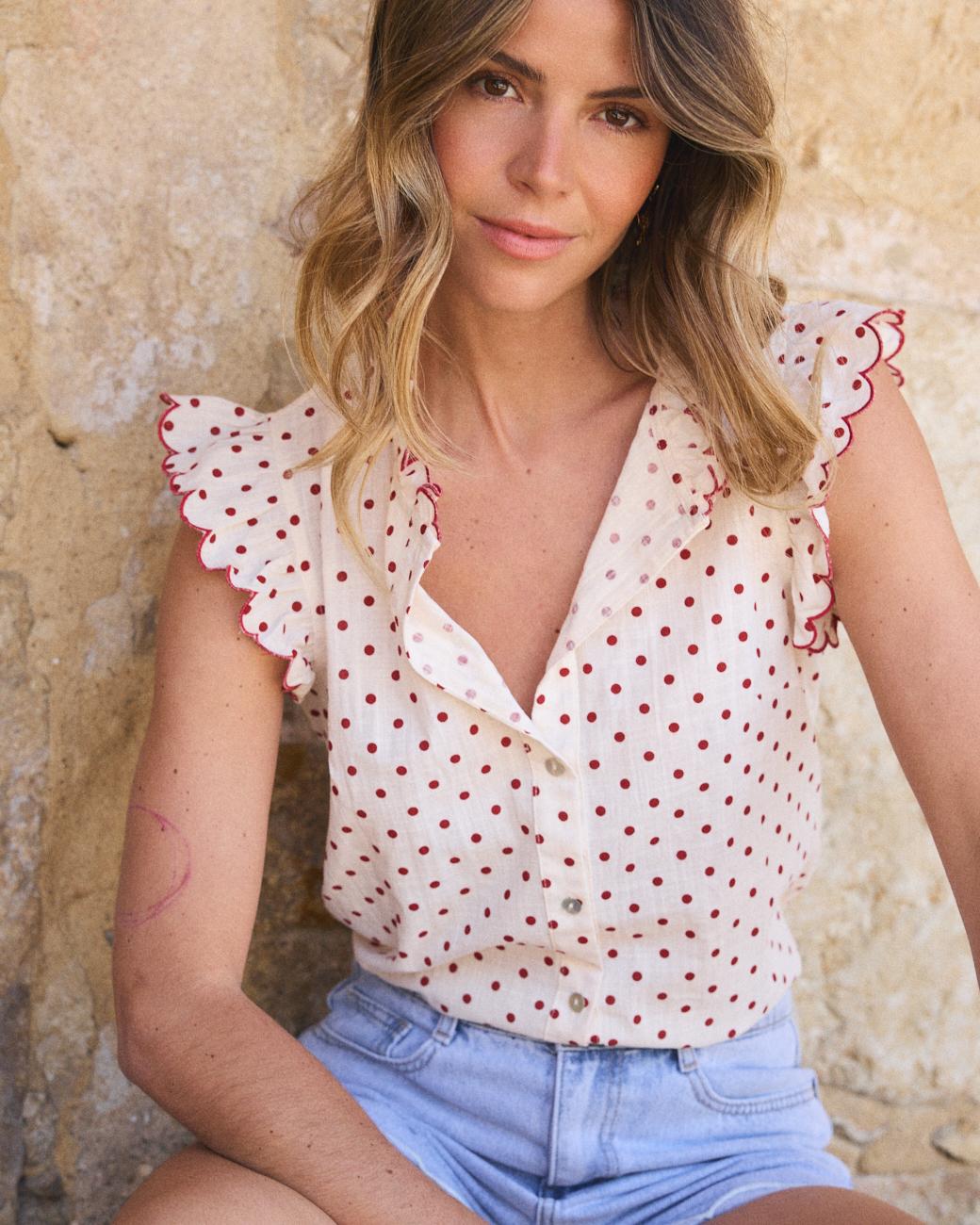 Blusa Lunares Indiana
