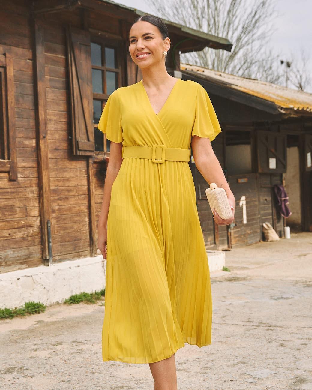 Vestido Plisado Elodi