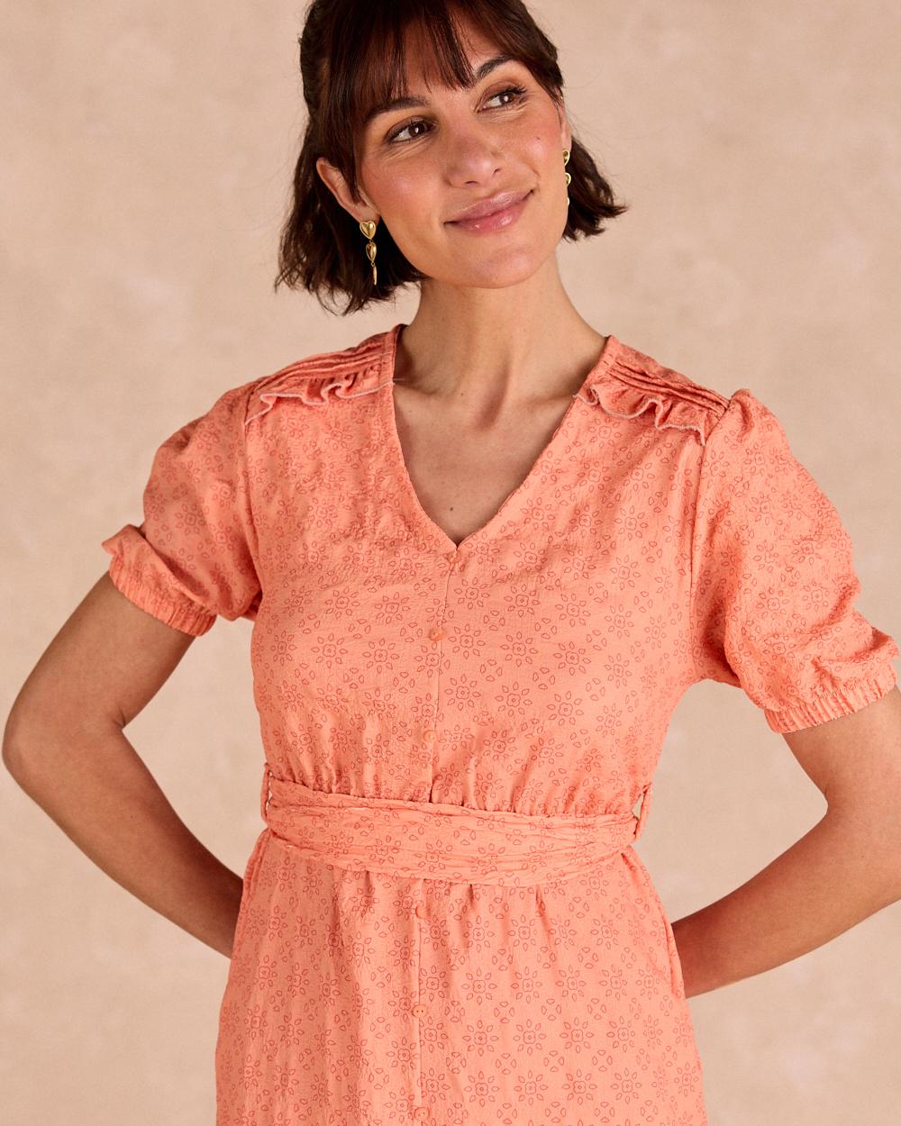 Vestido Naranja Mirela