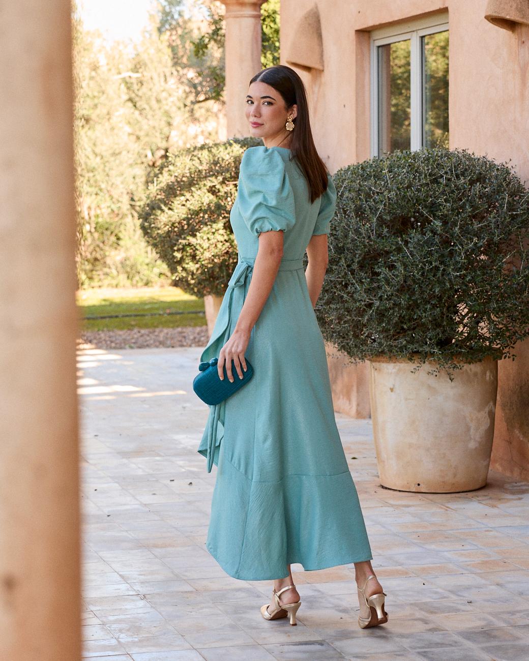 Vestido Mangas Leane