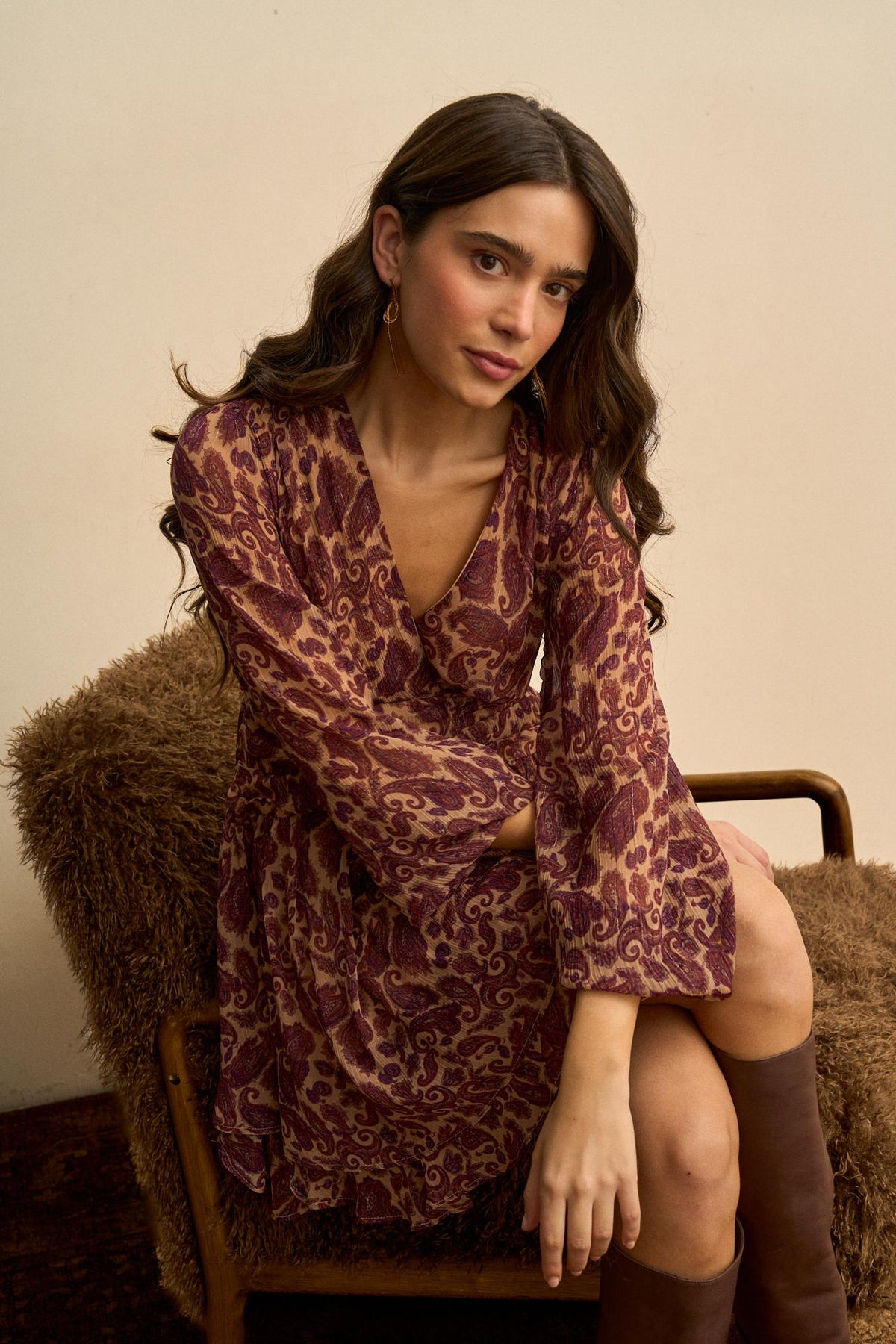 Vestido Corto Estampado Isaline