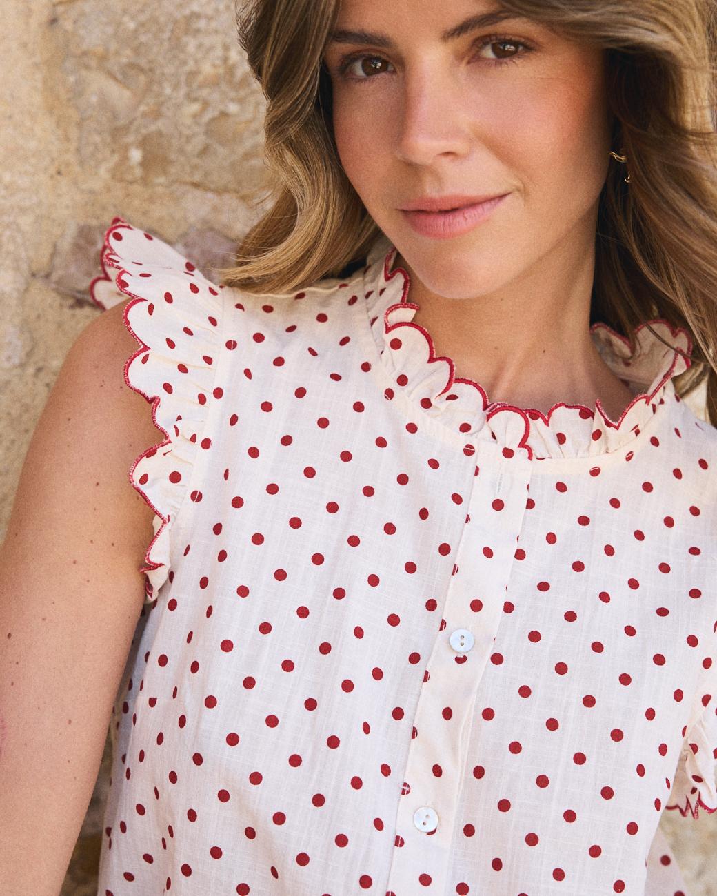Blusa Lunares Indiana