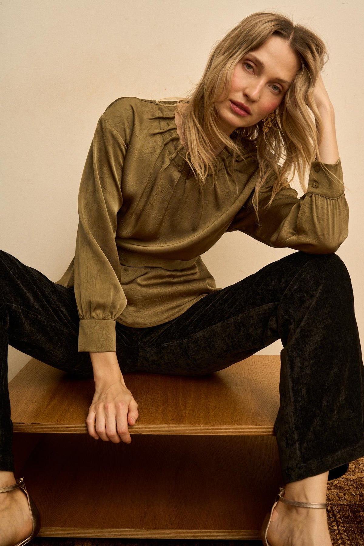 Blusa Fruncida Ondine