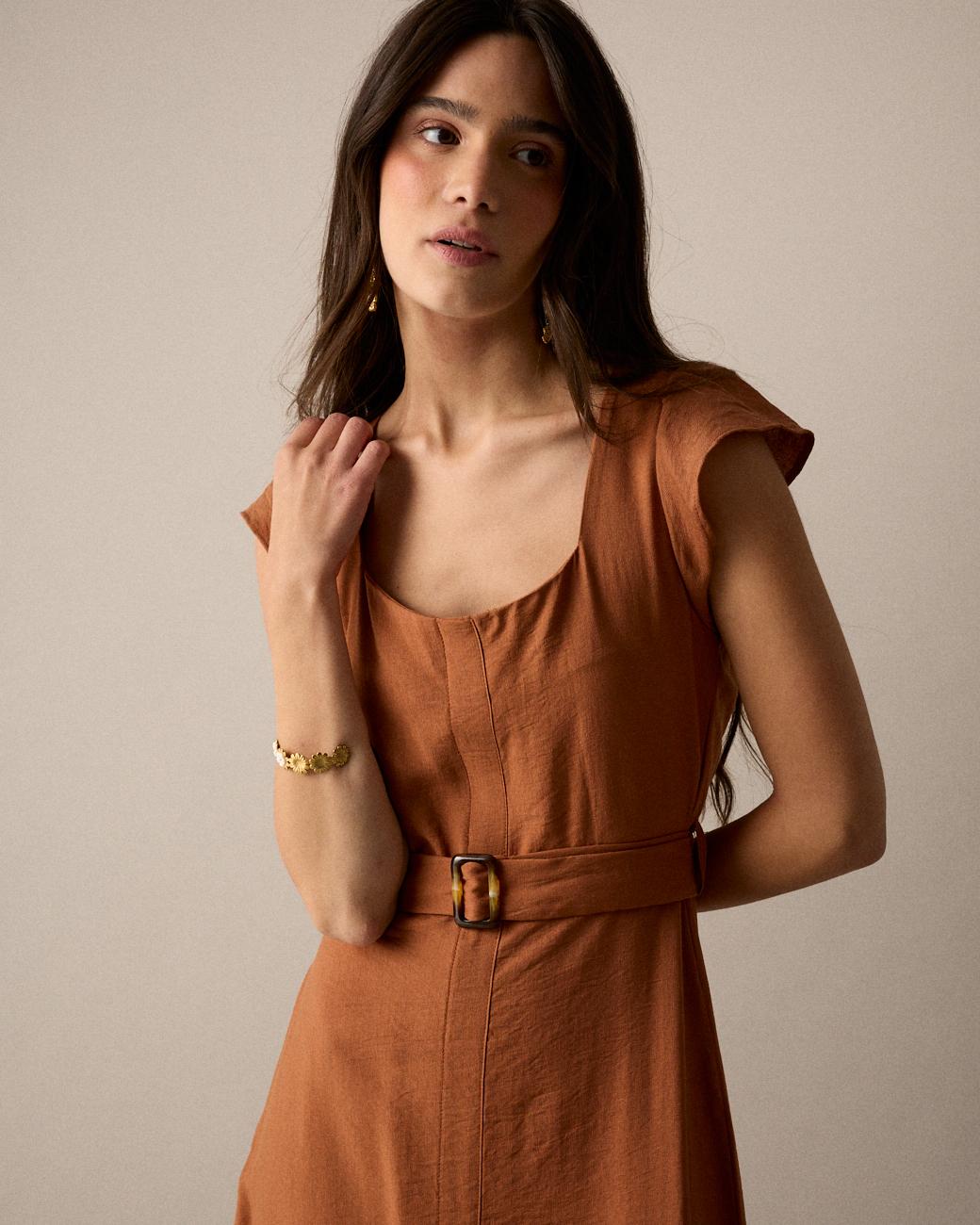 Vestido Marrón Lola