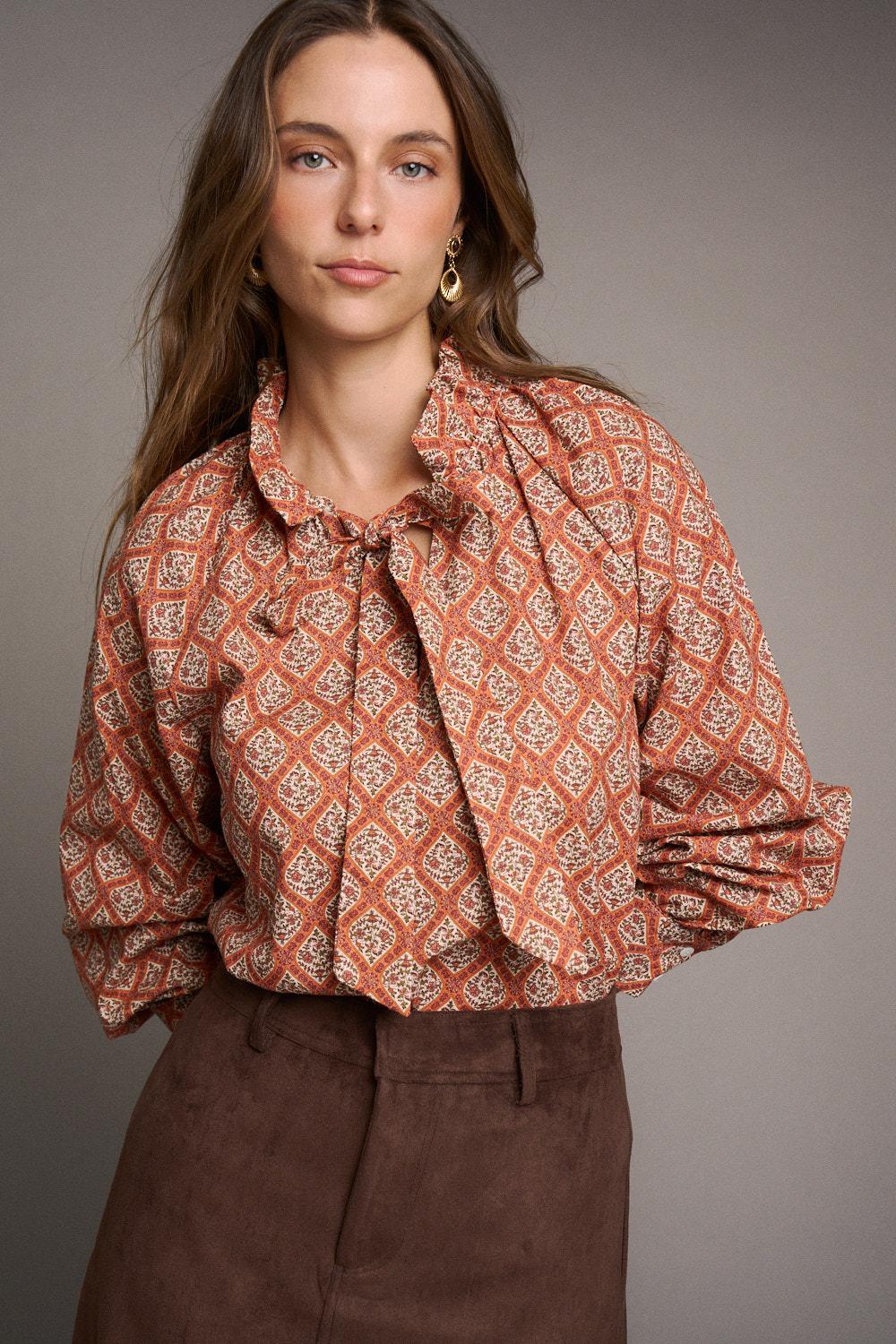 Blusa Lazada Estampado Floral