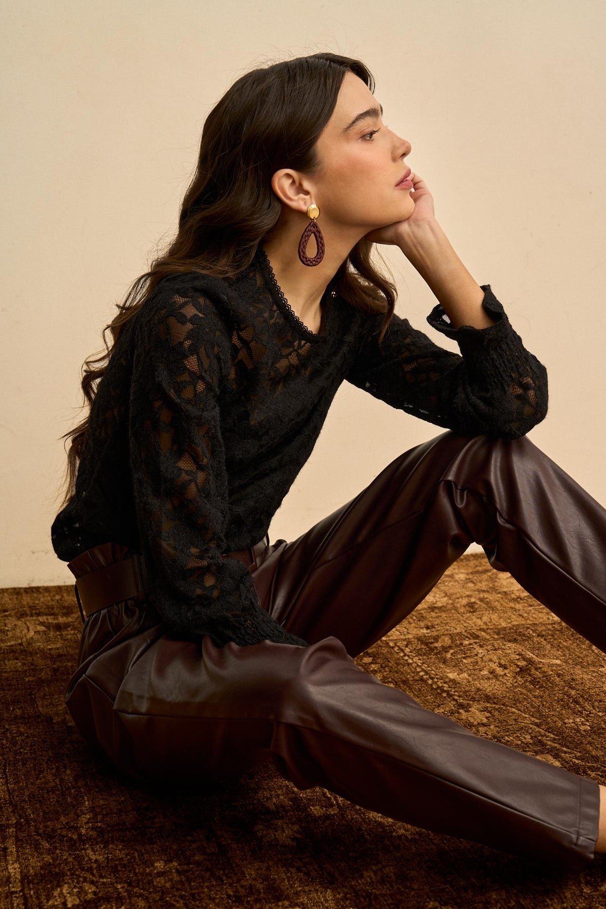 Blusa Encaje Floral Maëva