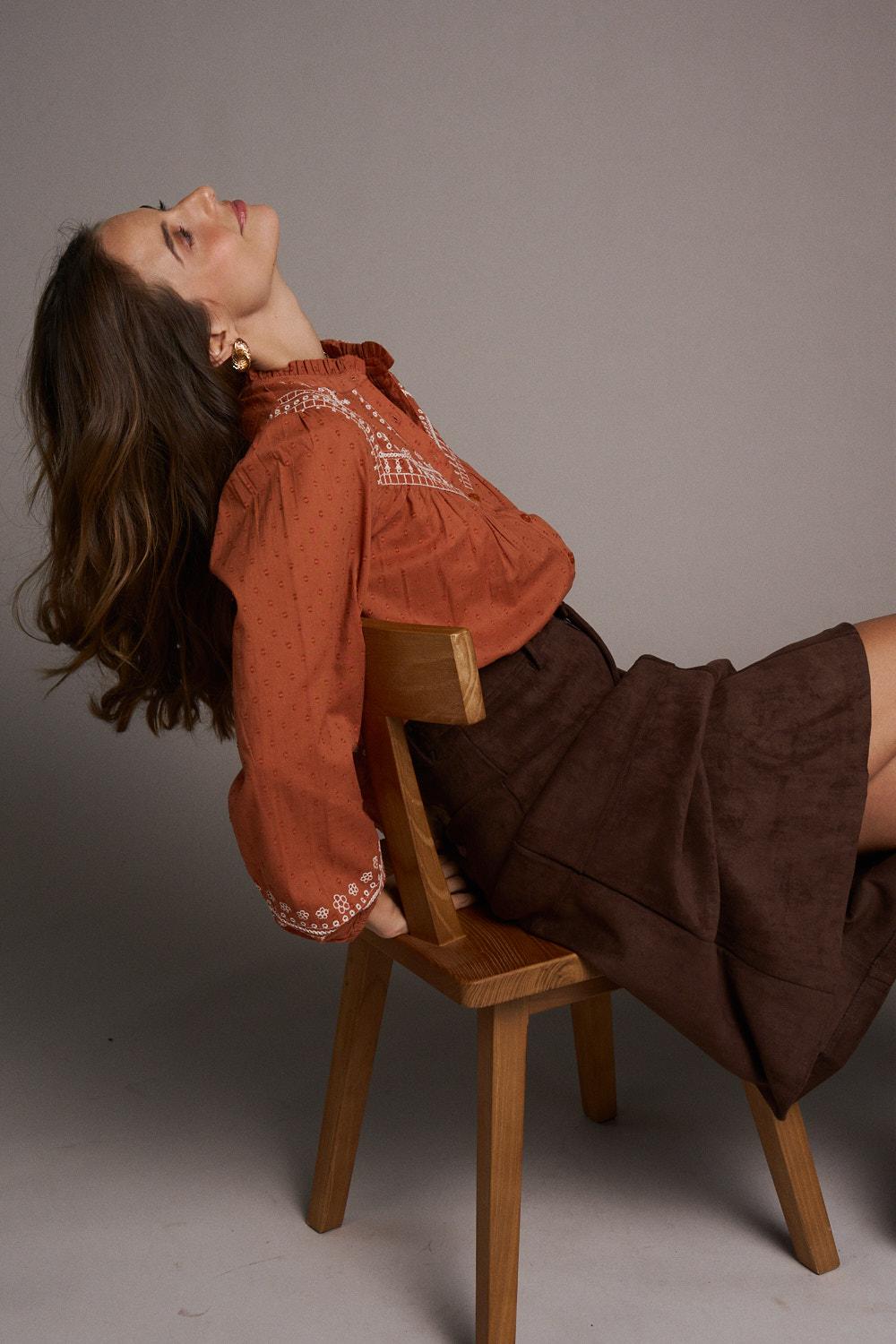 Blusa Bordados Sienna