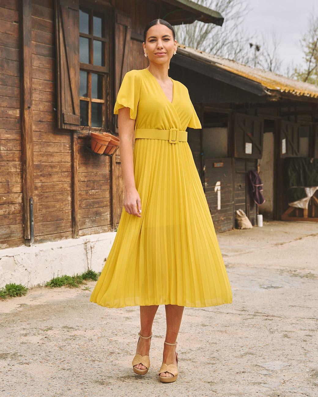 Vestido Plisado Elodi
