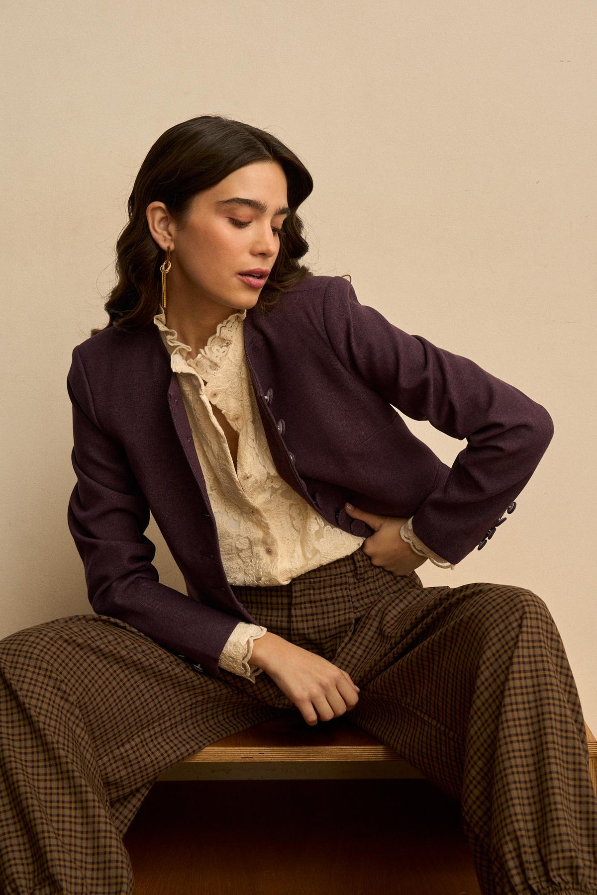 Chaqueta Cuello Redondo Esmée