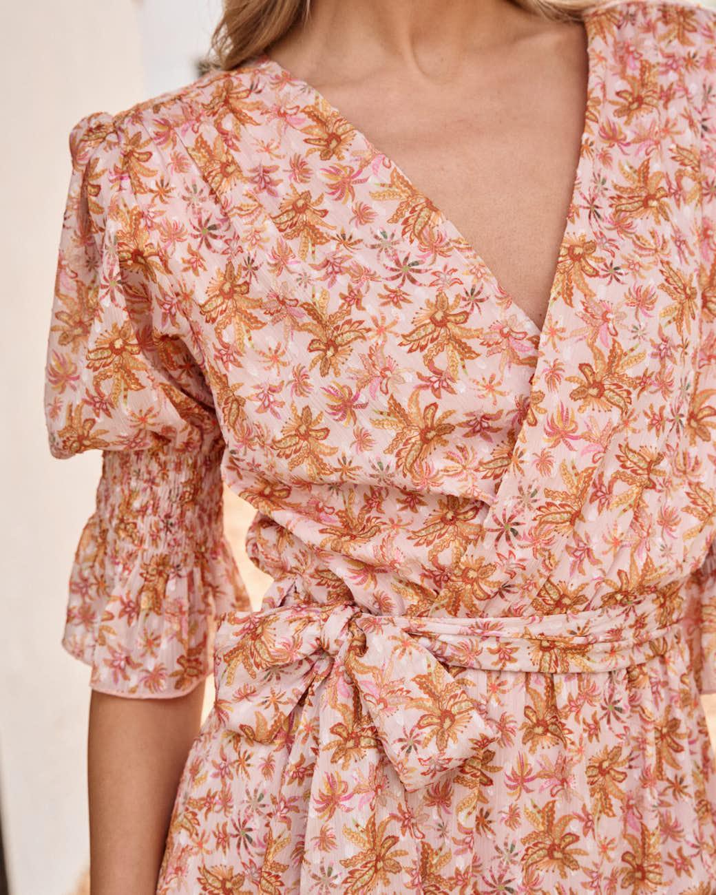 Vestido Flores Opera