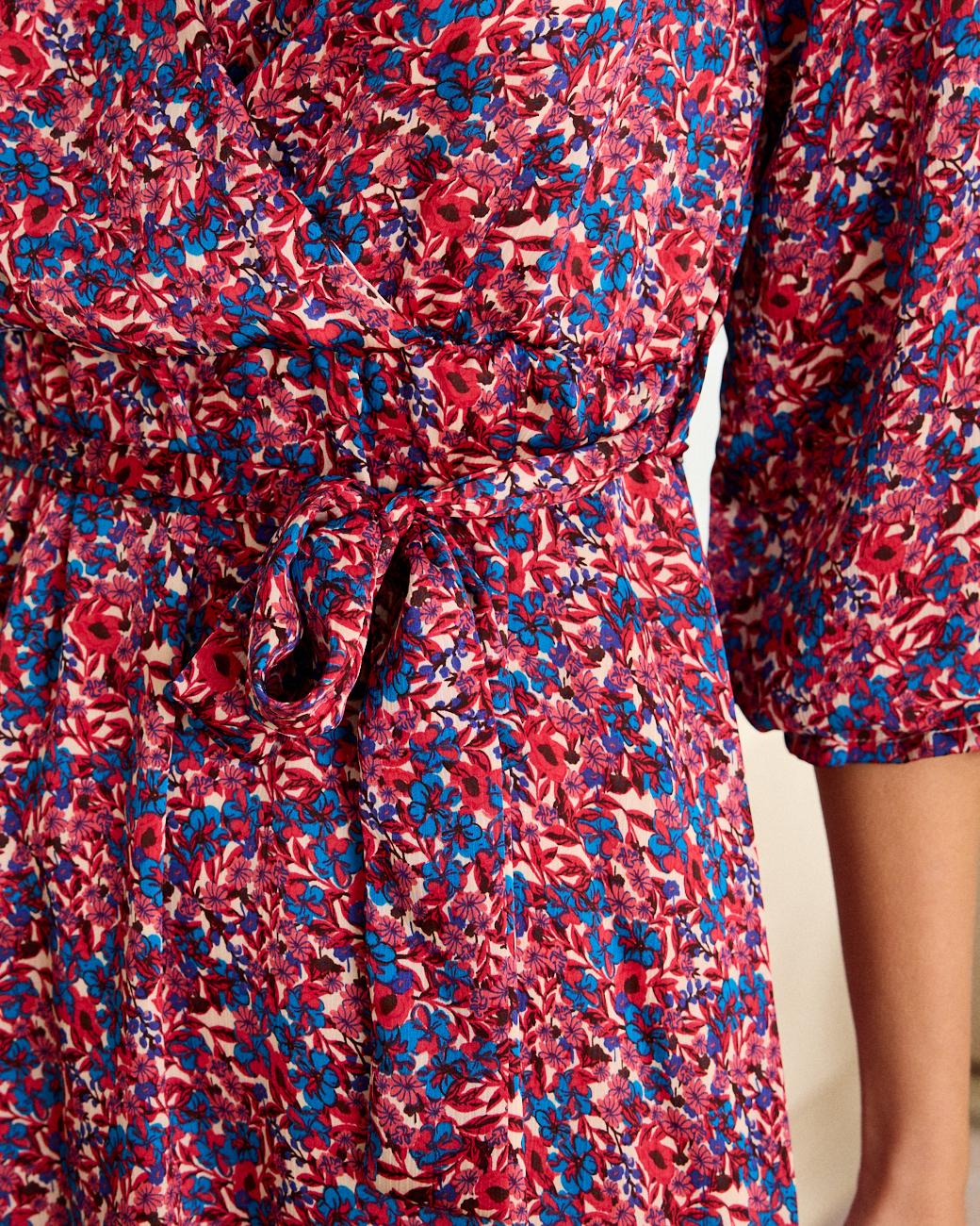 Vestido Corto Flor