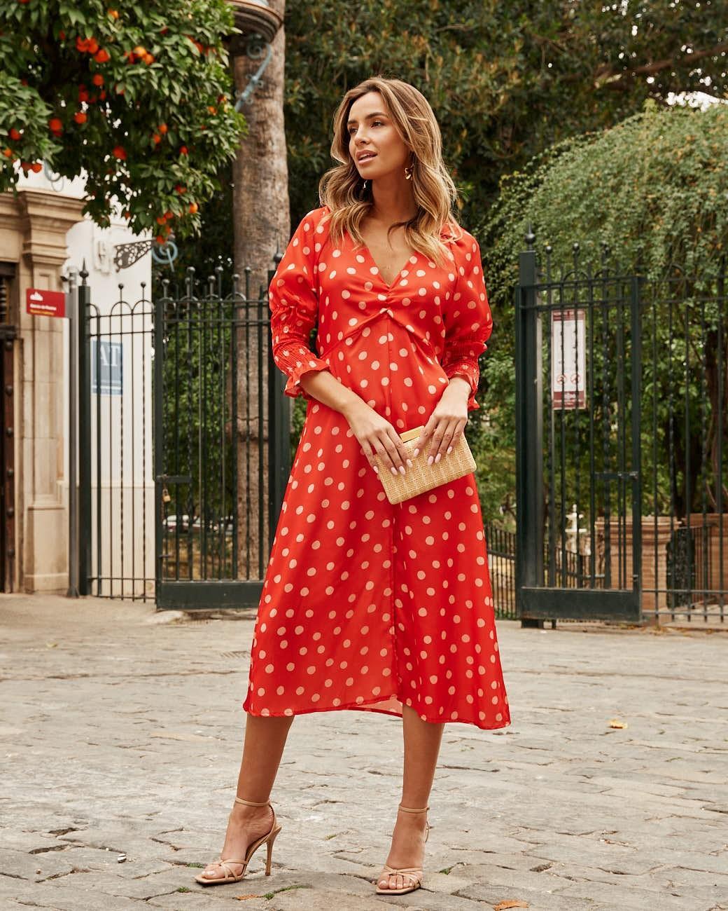 Vestido Lunares Azucena