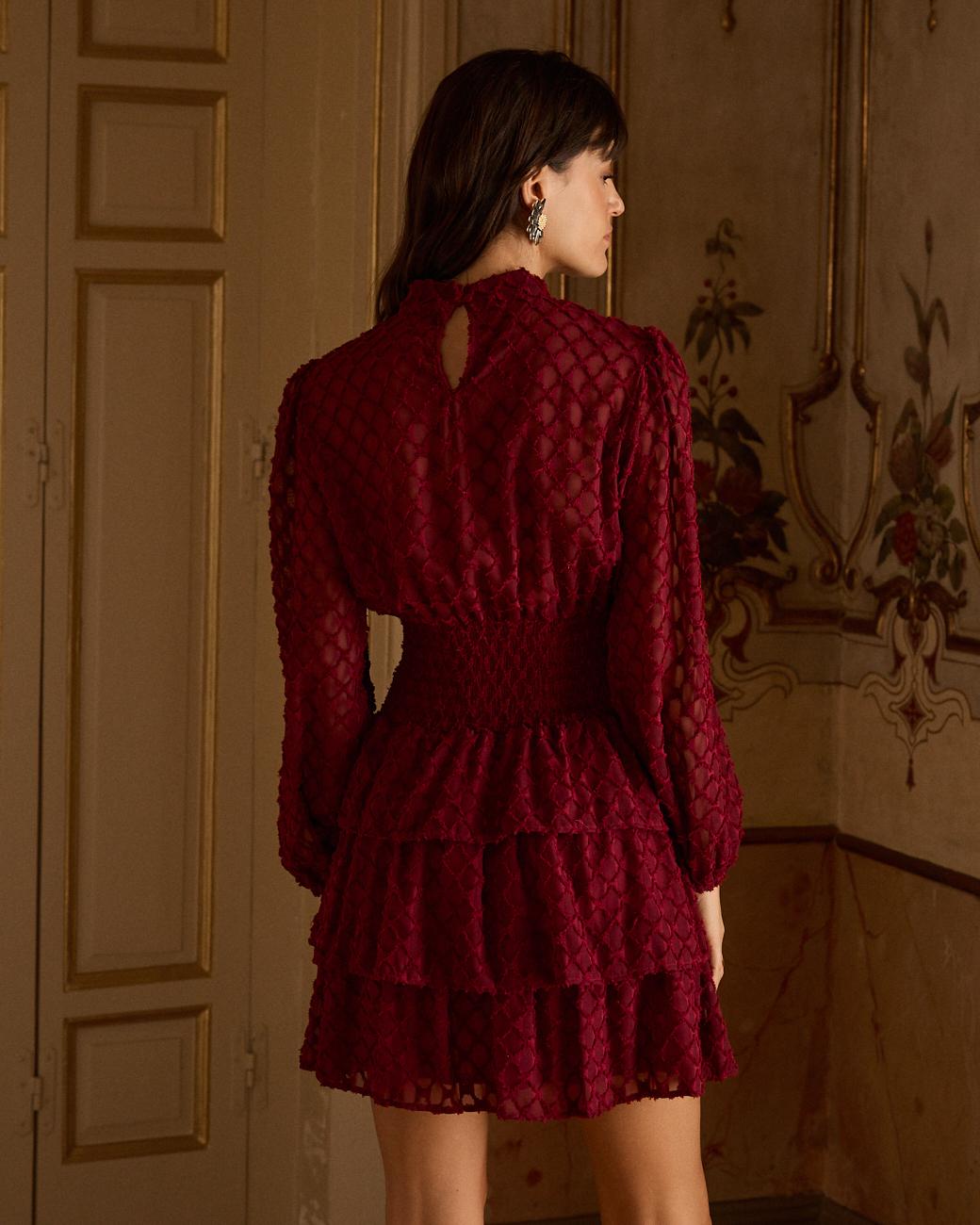Vestido Corto Volantes Livia