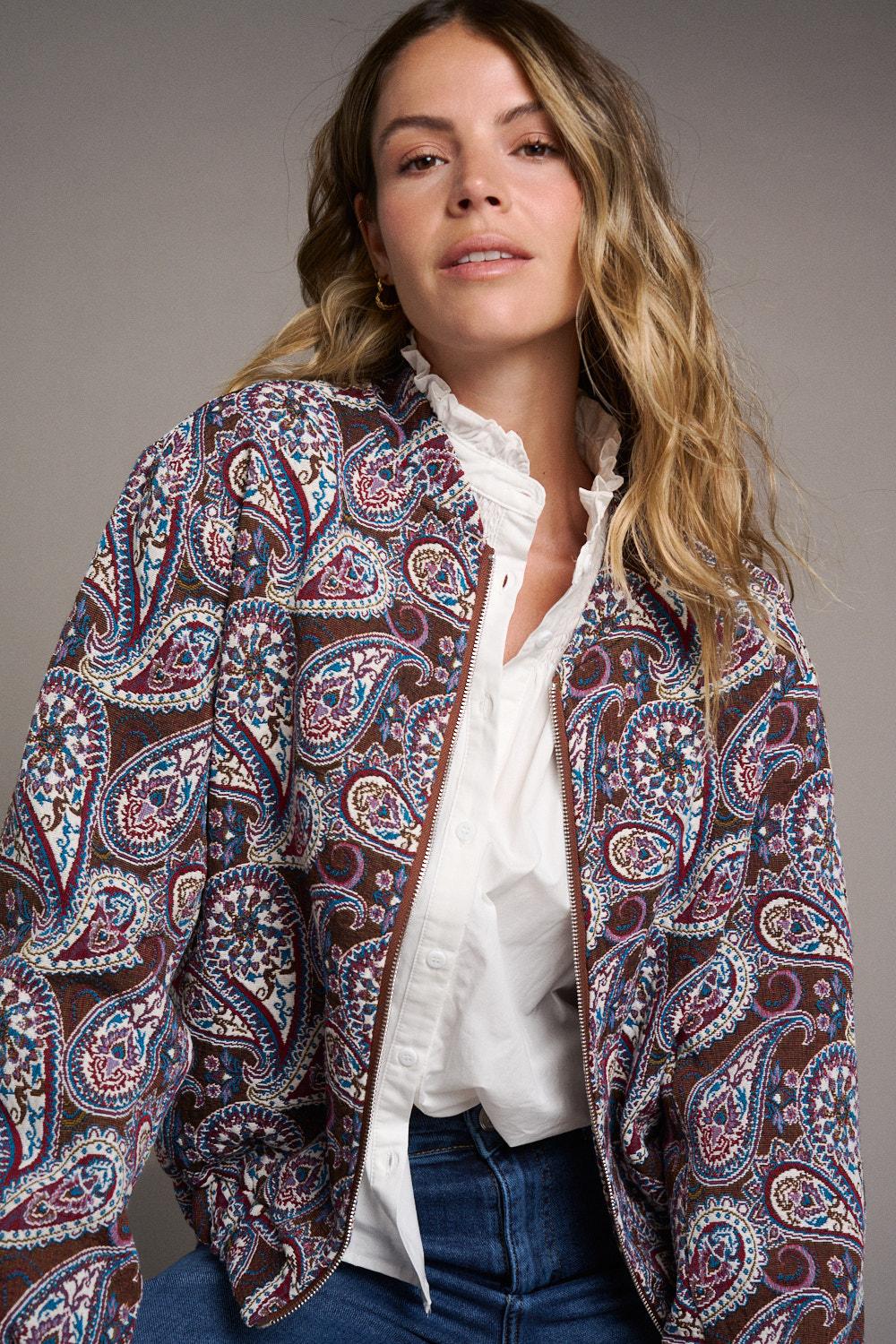Chaqueta Paisley Adèle