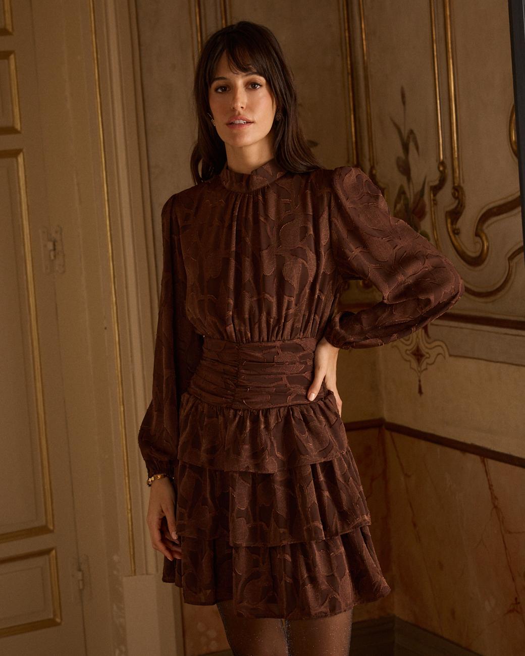Vestido Cuello Alto Marian
