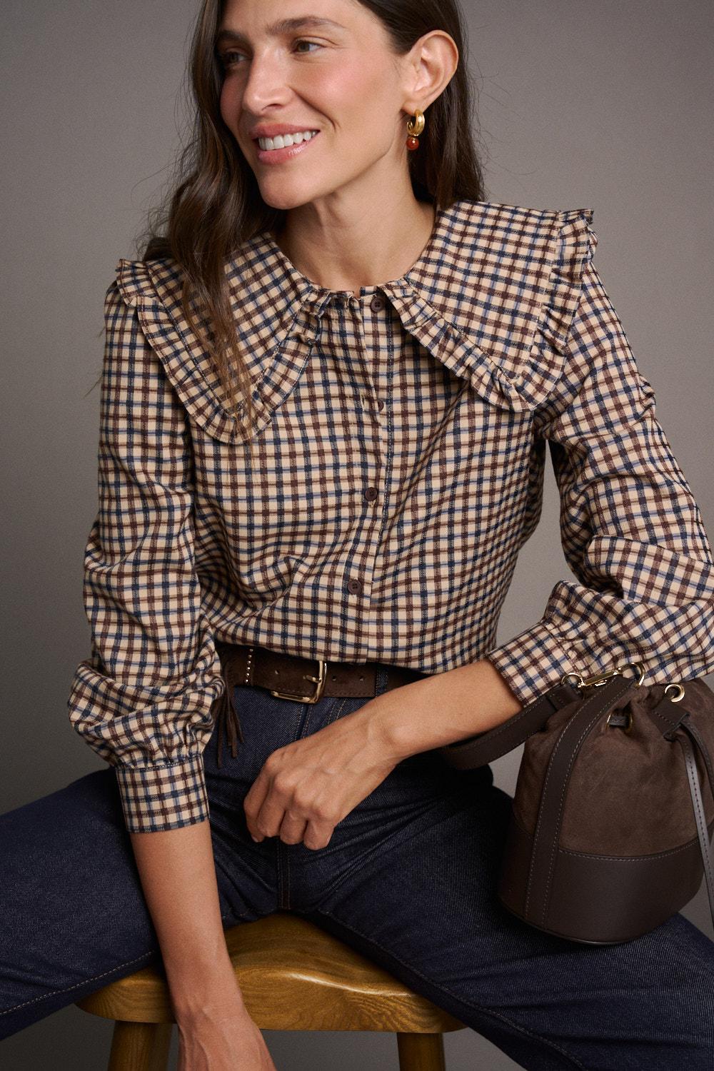 Blusa Cuadros Bérénice