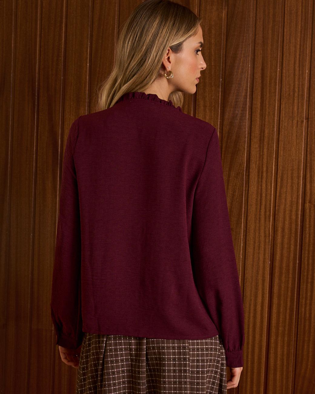 Camisa Encaje Flores Ruby