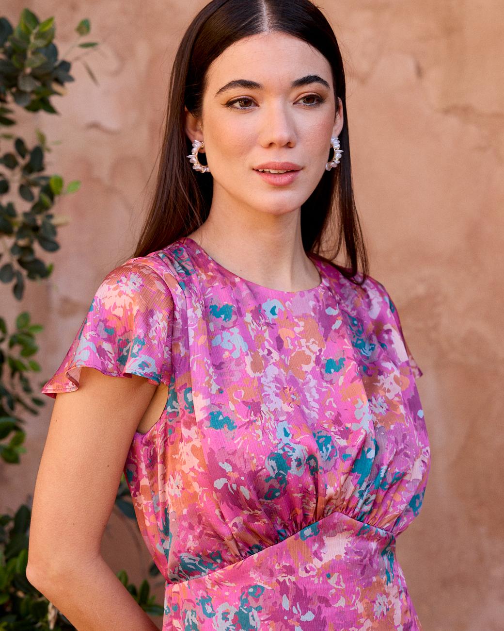 Vestido Estampado Delfina