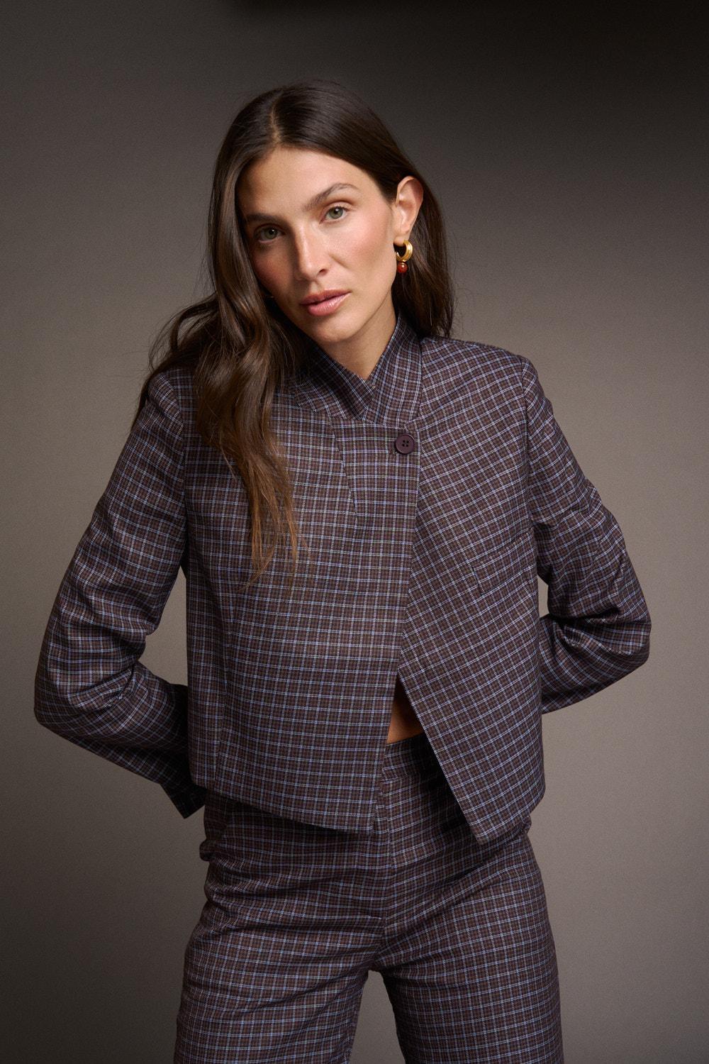 Chaqueta Cuadros Anaïs