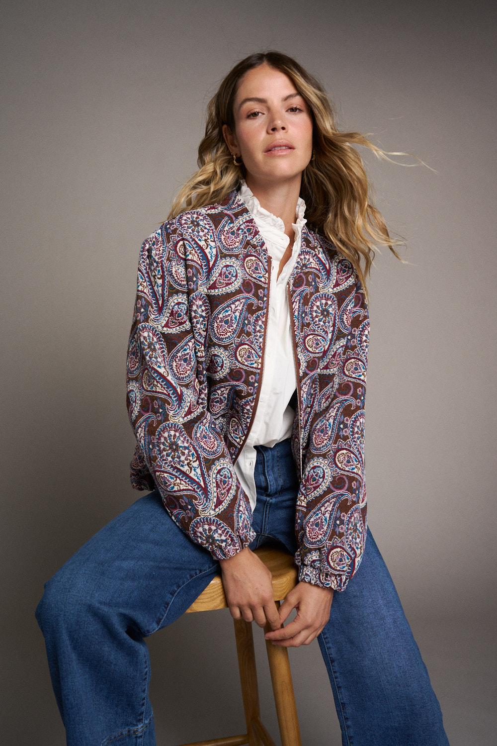 Chaqueta Paisley Adèle