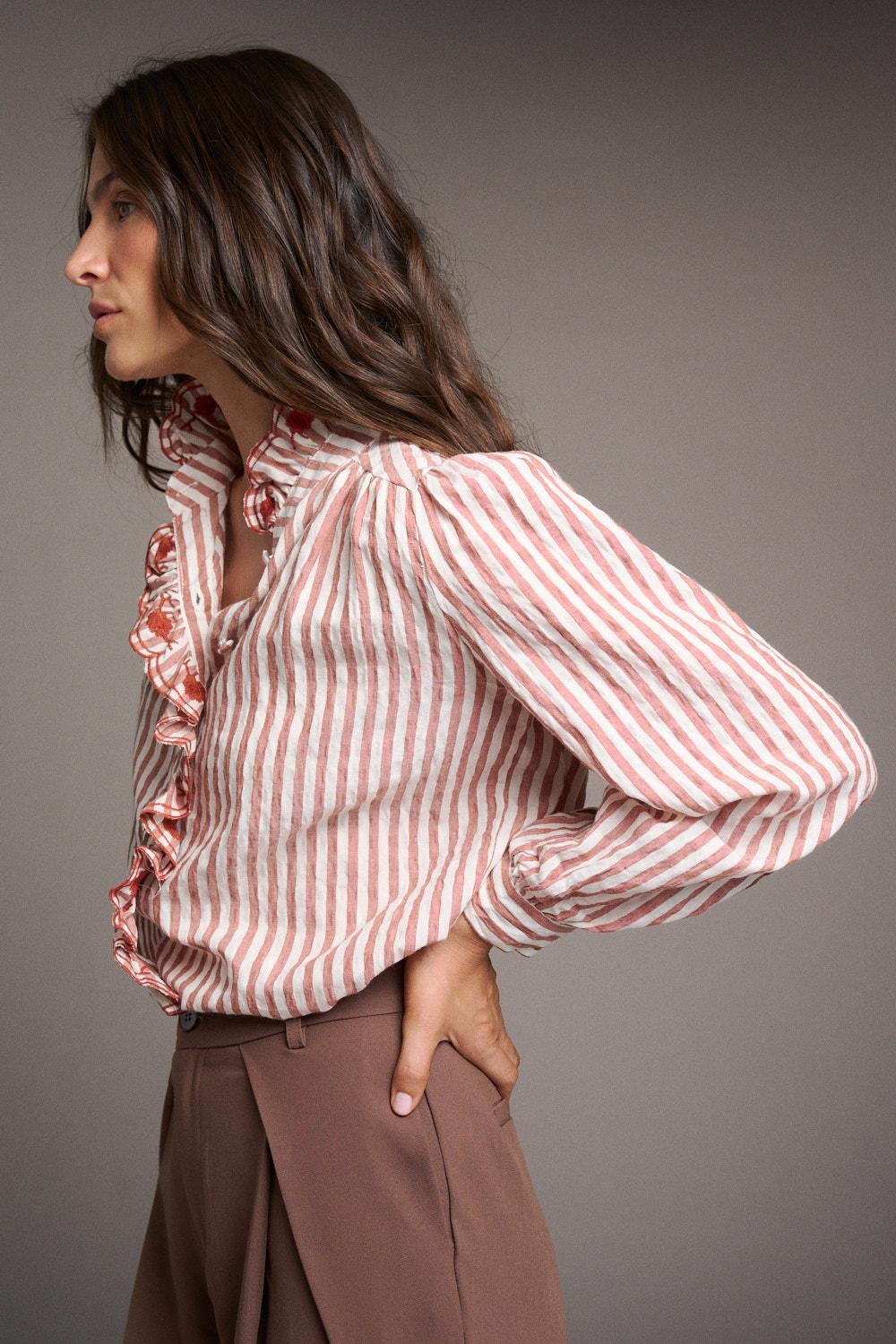 Blusa Rayas Colomara
