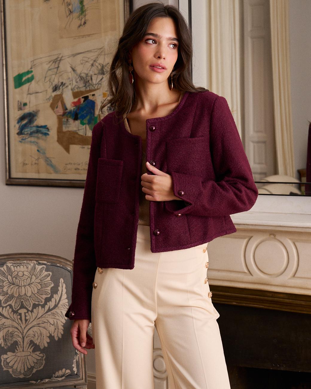Chaqueta Burdeos Lorel