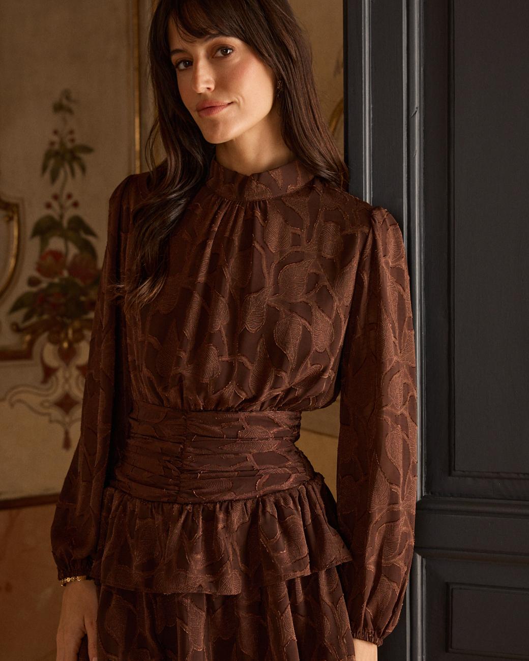Vestido Cuello Alto Marian