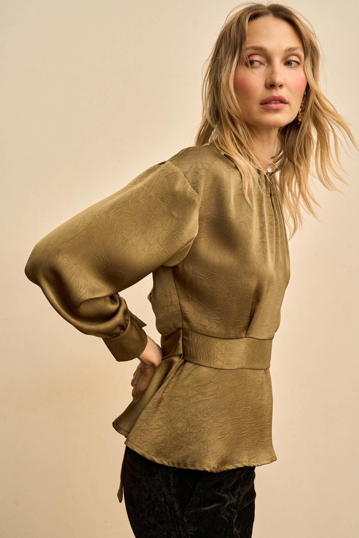 Blusa Fruncida Ondine