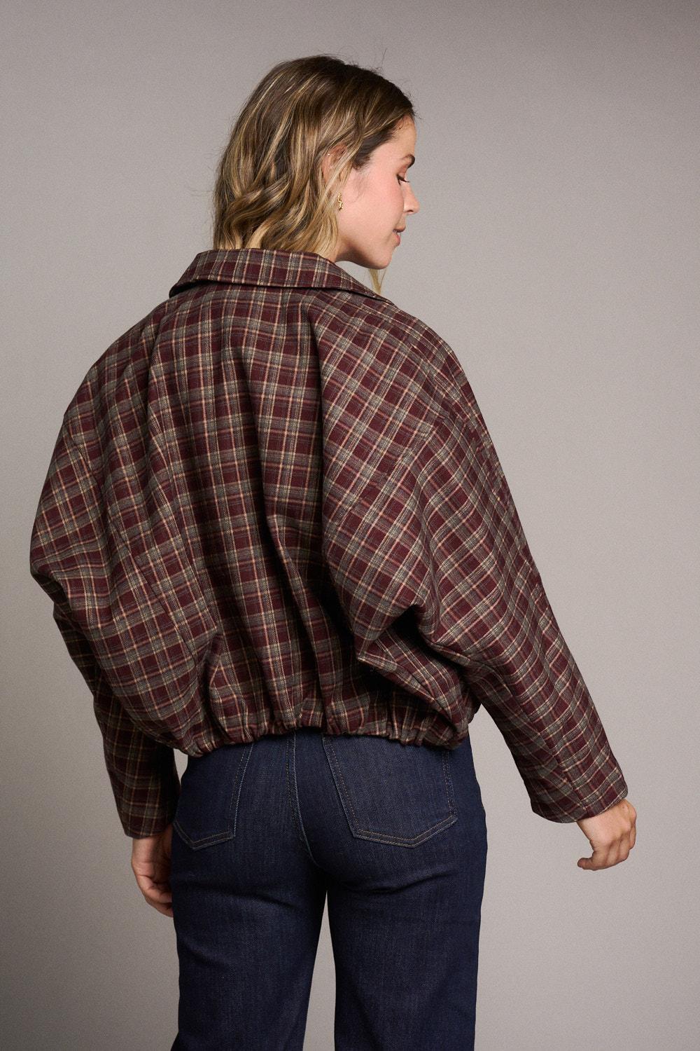 Bomber Cuadros Paloma