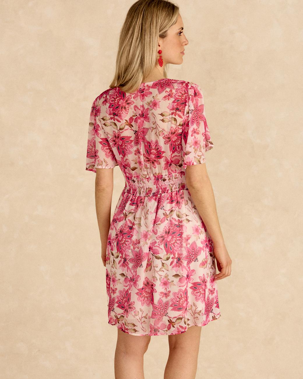 Vestido Corto Volante Olive